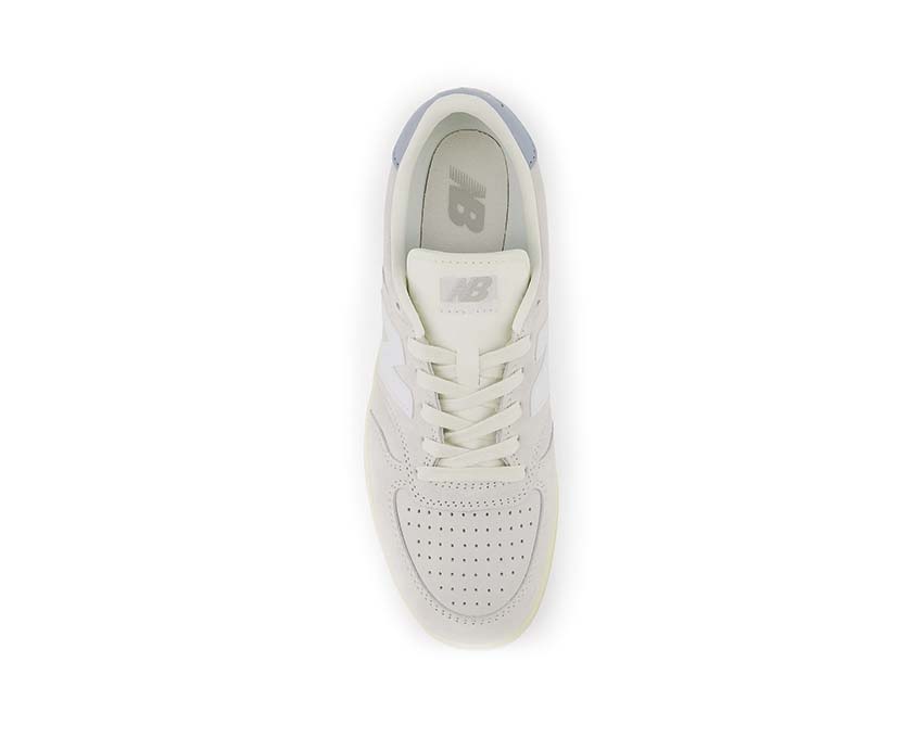 New Balance T500 Reflection White Sohle — Tennis-Gummi-Griffsohle Platz