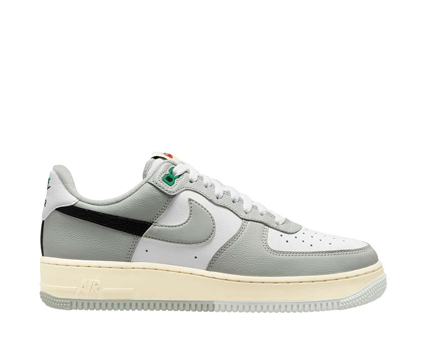 Nike Air Force 1 '07 LV8 Light Silver Black — sneaker homme cuir édition LV8