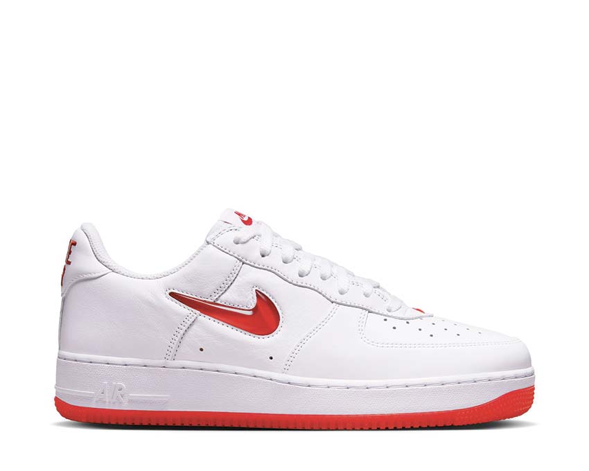Nike Air Force 1 Low Retro White University Red — sneaker uomo classico