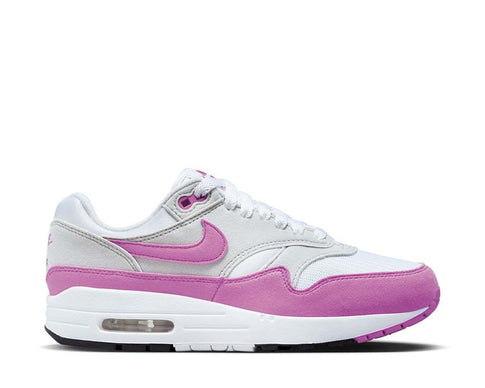 Nike Air Max 1 '87 Neutral Grey Fuchsia Dream — sneaker femme rétro Air