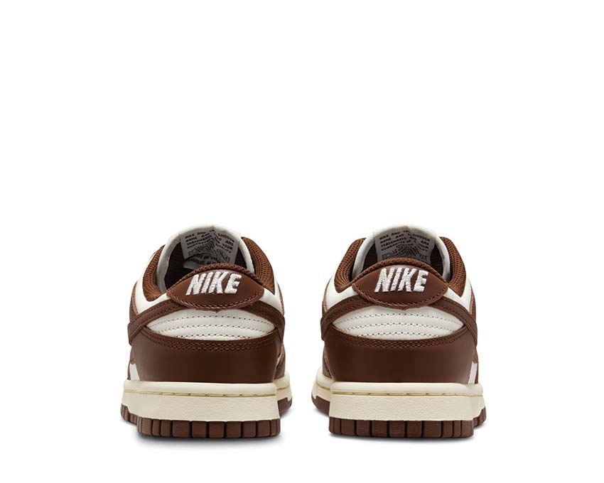 Nike Dunk Low W Cacao sole — vulcanized rubber Cacao Wow
