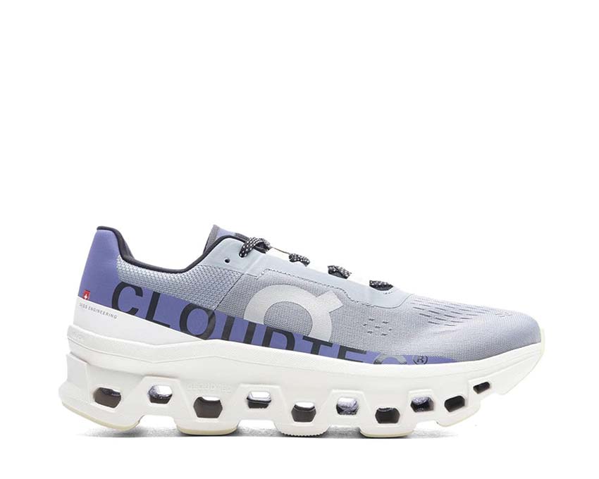 On Cloudmonster Mist Blueberry — running homme technologie CloudTec