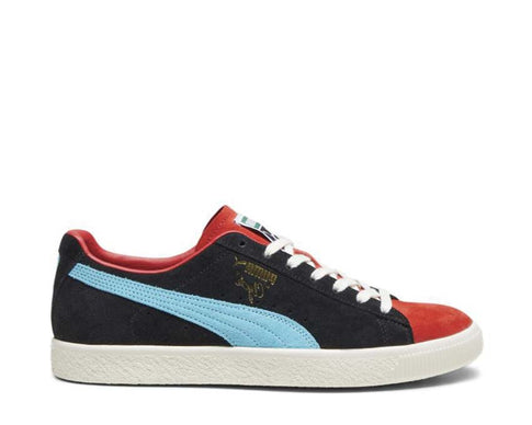 Puma Clyde OG Black Red — men's sneaker suede basketball vintage