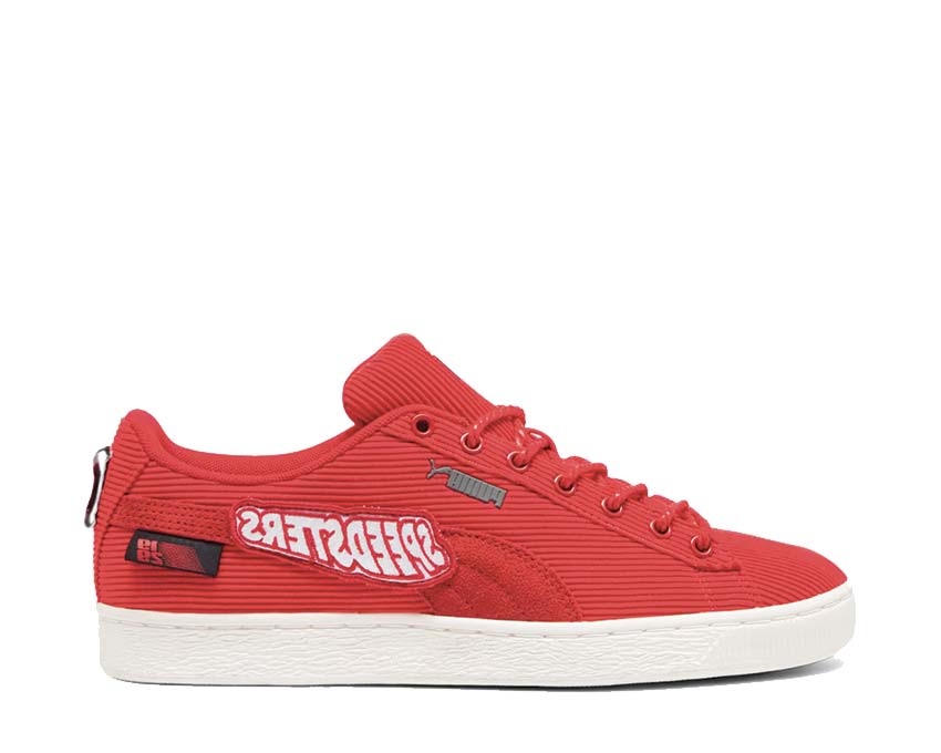 Puma Ferrari Clyde GC Rosso Corsa White — sneaker homme Ferrari rouge