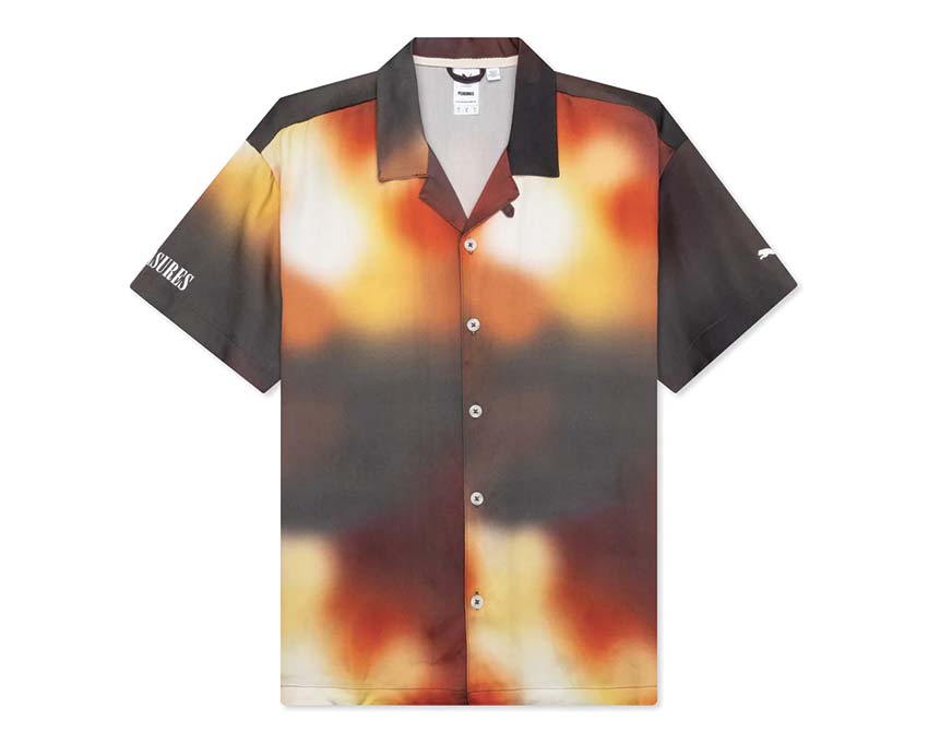 Puma x Pleasure AOP Shirt Multi — chemise homme imprimé all-over collaboration Pleasure