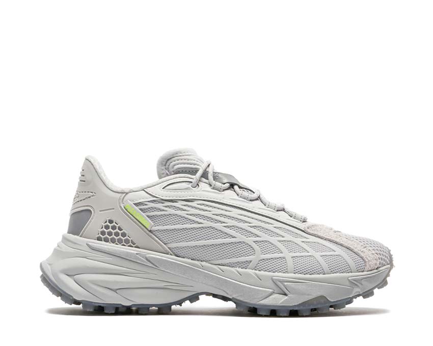 Puma Spirex Glacial Gray Cool Light Gray — men's running mesh sneaker Pleasure collab