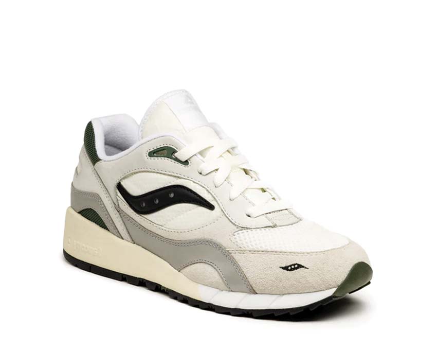 Saucony X Asphalt Gold Shadow 6000 side view — ProGrid cushioning