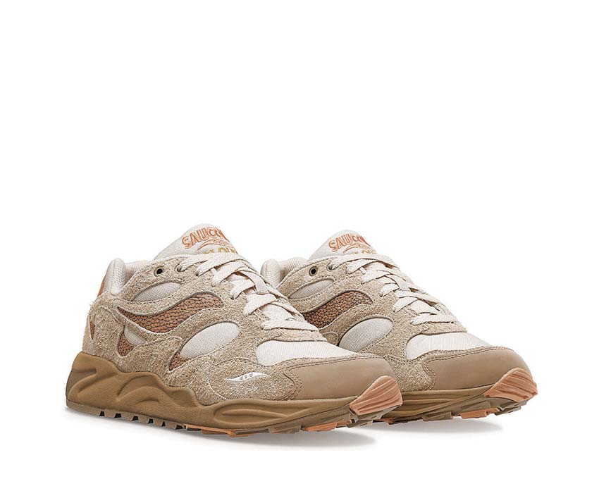 Saucony X Colour Plus Grid Shadow 2 Beach Ramble Seitenansicht — ProGrid-Dämpfung