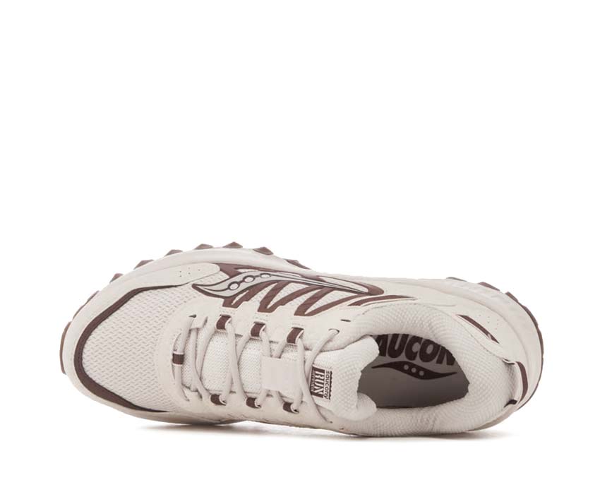 Saucony Grid Peak Sand Burgundy semelle — technologie ProGrid