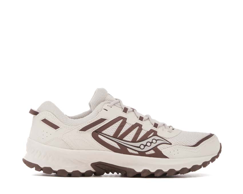 Saucony Grid Peak Sand Burgundy — running homme amorti ProGrid