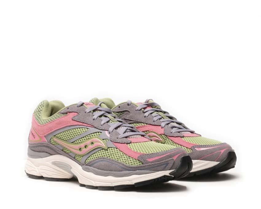Saucony Progrid Omni 9 Seitenansicht — atmungsaktives Mesh-Obermaterial
