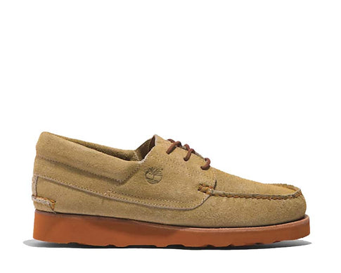Timberland 3 Eye Wedge VIBRAM Lace Up Beige — men's boot leather VIBRAM sole