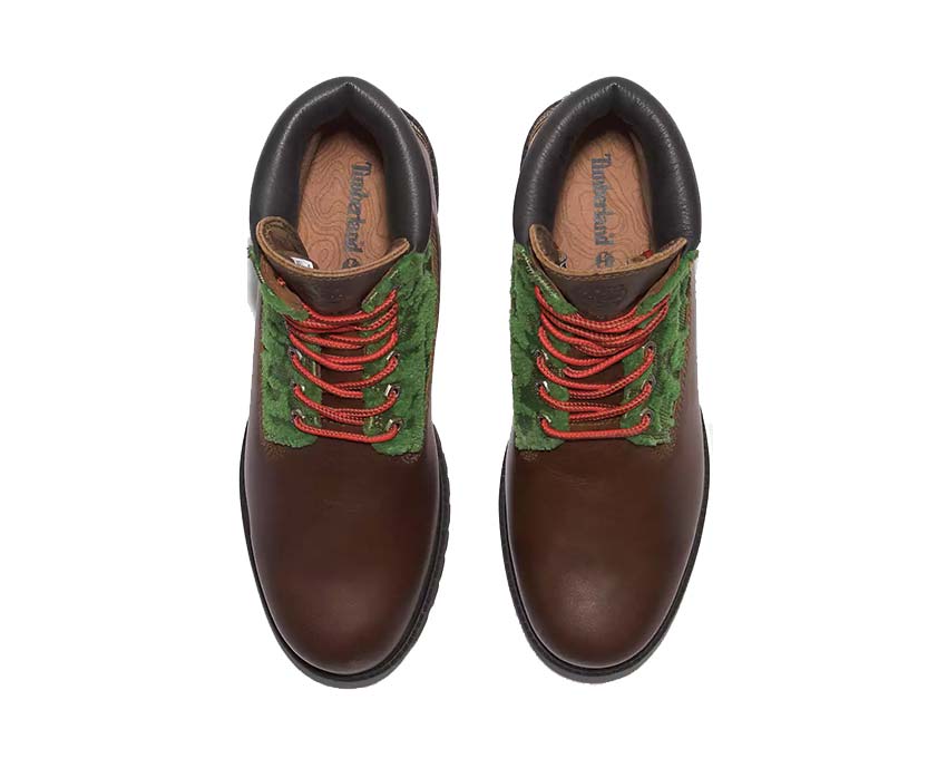 Timberland Heritage Black Pioneers 6 Inch Waterproof Brown sole — robust EVA sole