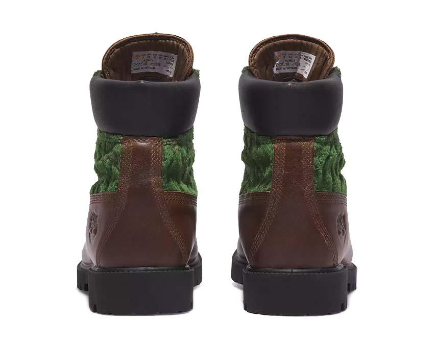 Timberland Heritage Black Pioneers 6 Inch Waterproof Brown detail — round laces