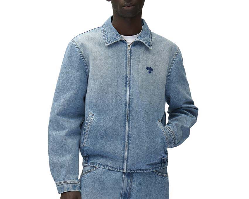 Arte Heart Logo Jacket vista laterale — giacca uomo taglio strutturato