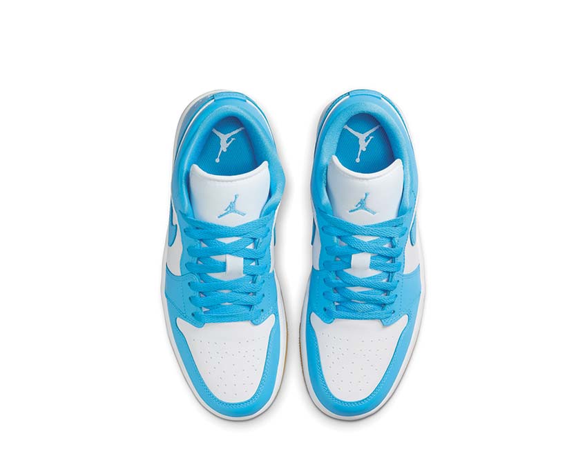 Air Jordan 1 Low Powder Blue — vue arrière femme