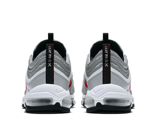 Nike Air Max 97 OG Metallic Silver Bullet suola — unità Air visibile 270° argentata