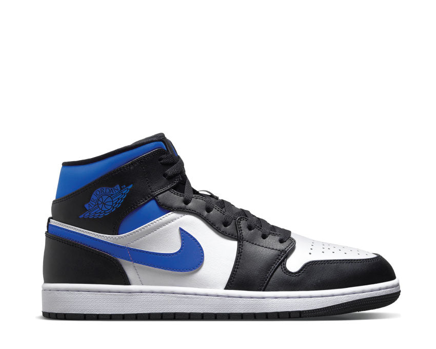 Jordan Air Jordan 1 Mid White Racer Blue — Sneaker Herren weiß blau Racing
