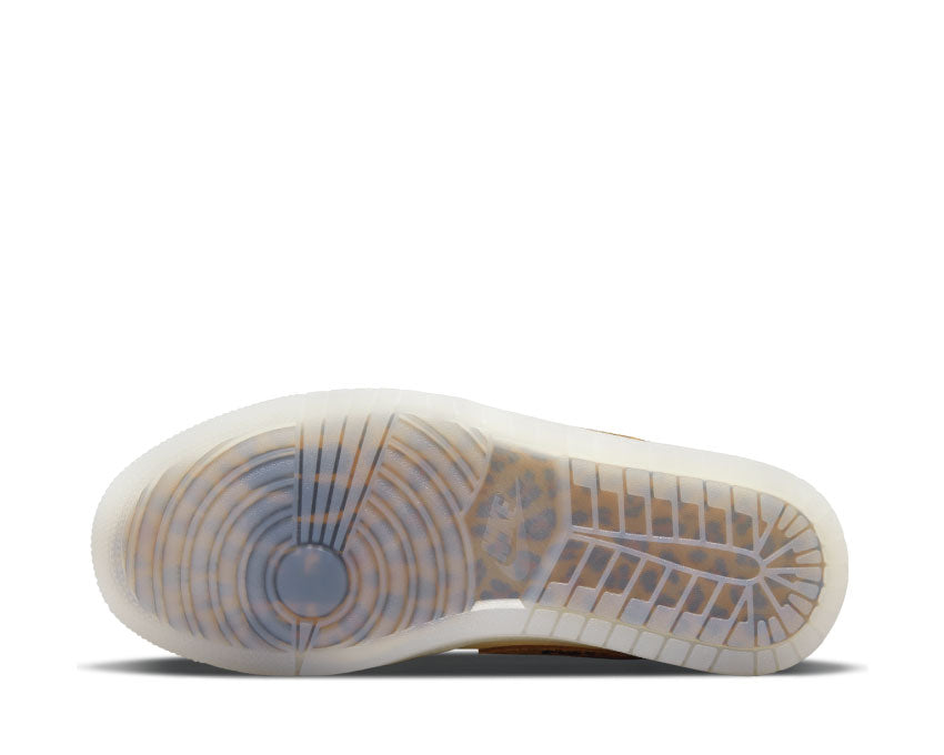 Jordan Air Jordan 1 Low Lemon Drop Wheat — Rückansicht Unisex