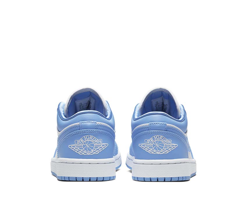 Jordan Air Jordan 1 Low University Blue White suola — suola bianca bassa Jordan