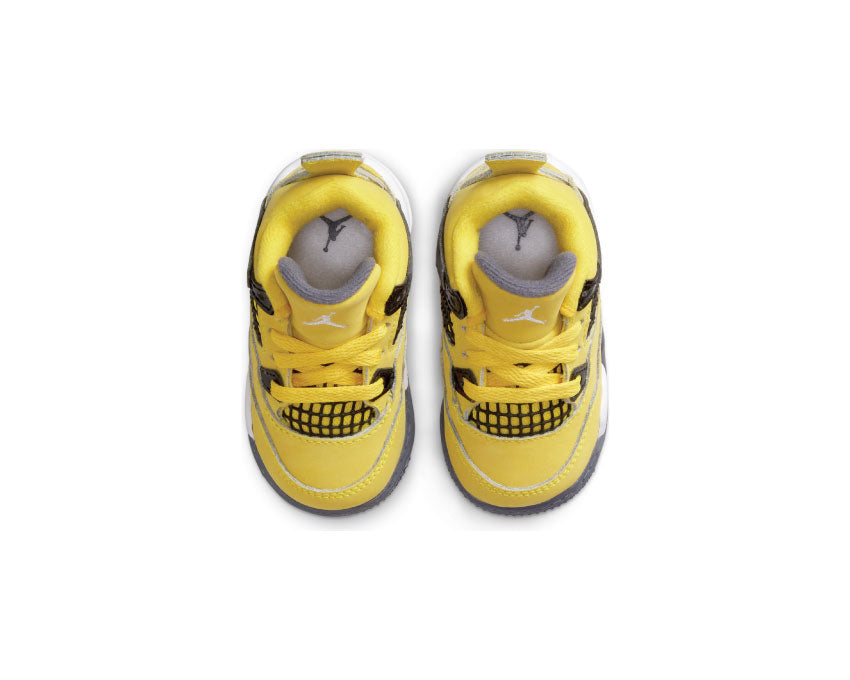 Jordan Air Jordan 4 Retro TD Tour Yellow detail — mesh upper toddler