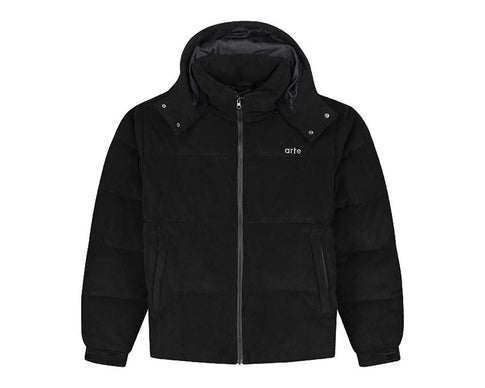 Arte Joey Corduroy Jacket Black — unisex corduroy jacket streetwear