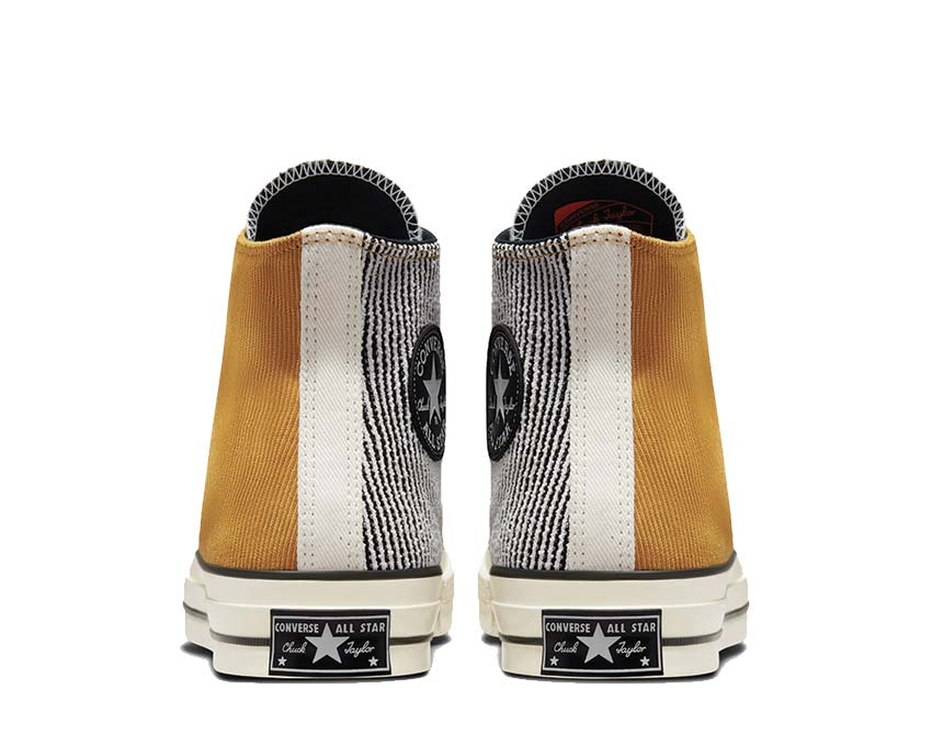 Converse Chuck 70 Hi Burnt Honey semelle — semelle caoutchouc vulcanisé ton sur ton