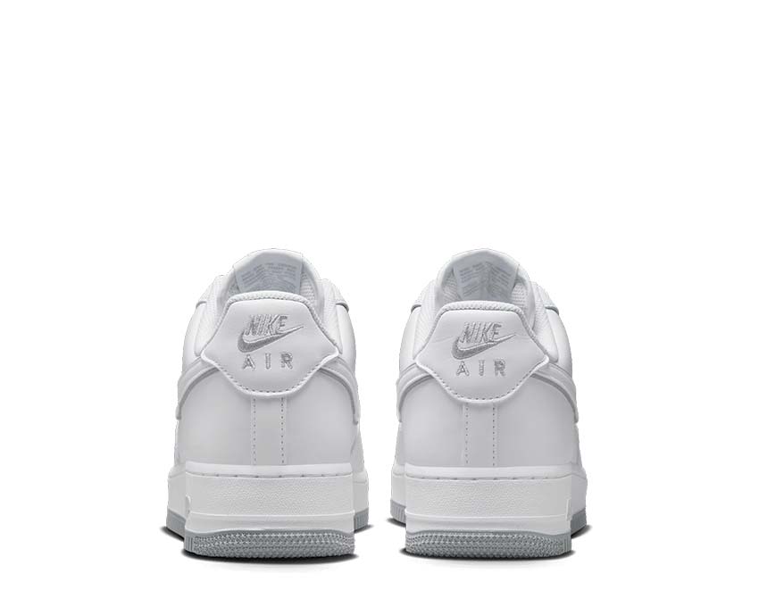 Nike Air Force 1 '07 White Wolf Grey sole — white Air Force sole