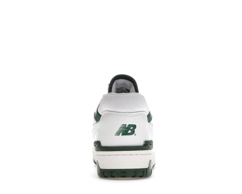New Balance 550 White/Green sole — vintage basketball cupsole