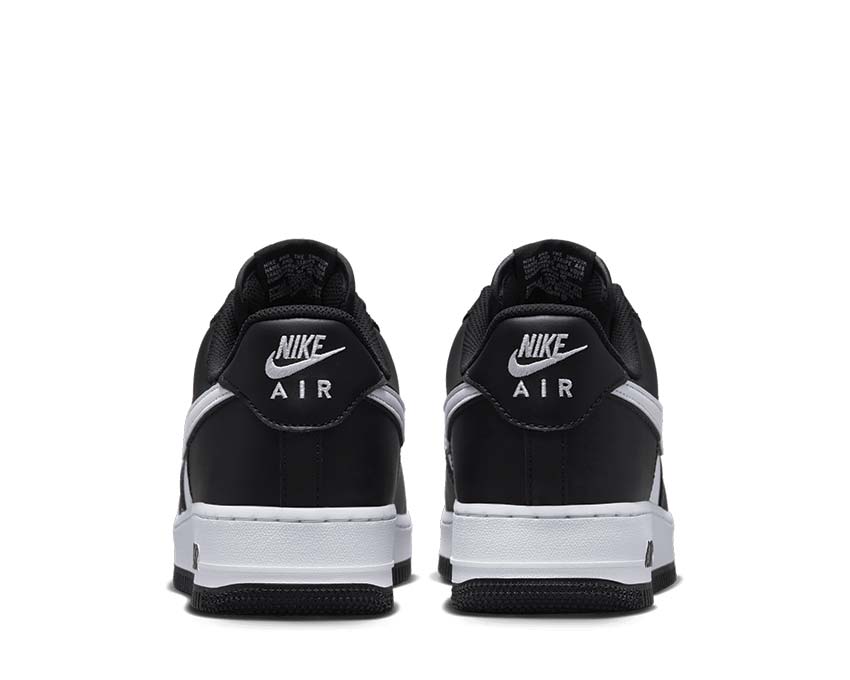 Nike Air Force 1 '07 Black White semelle — semelle Air Force noire
