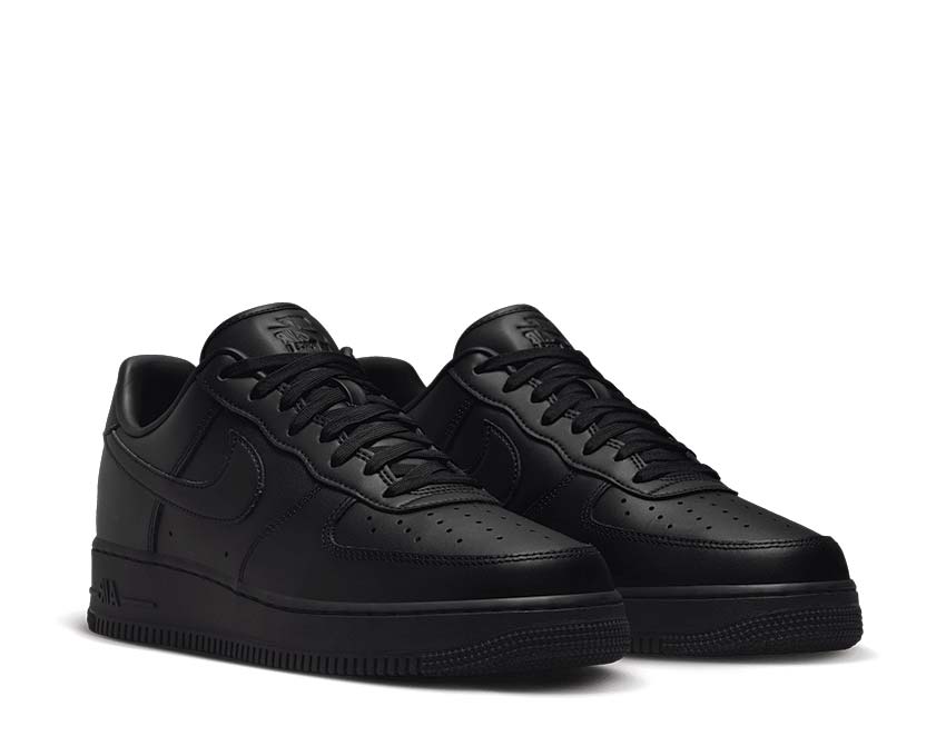 Nike Air Force 1 07 Fresh Black semelle — Air Force
