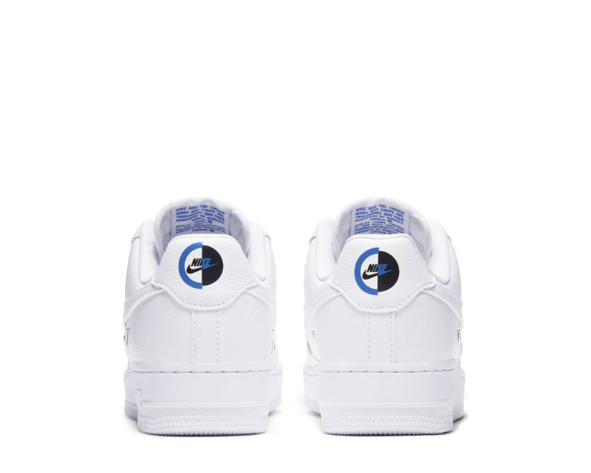 Nike Air Force 1 '07 LX W White Hyper Royal semelle — Air-Sole basse