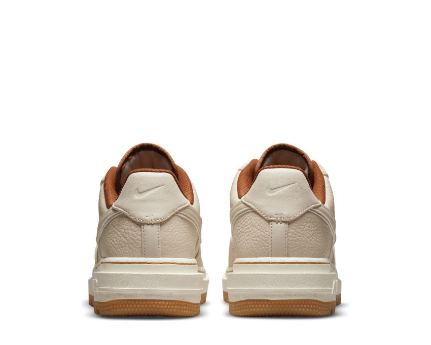 Nike Air Force 1 LUXE Pearl White Pale Ivory suela — cupsole Air-Sole marfil