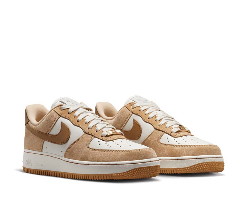 Nike Air Force 1 LXX Vachetta Tan Flax Sail side view — vachetta leather