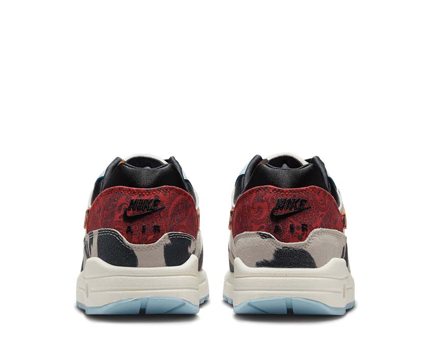 Nike Air Max 1 '87 Sail Black Celestine Blue sole — visible Air 87
