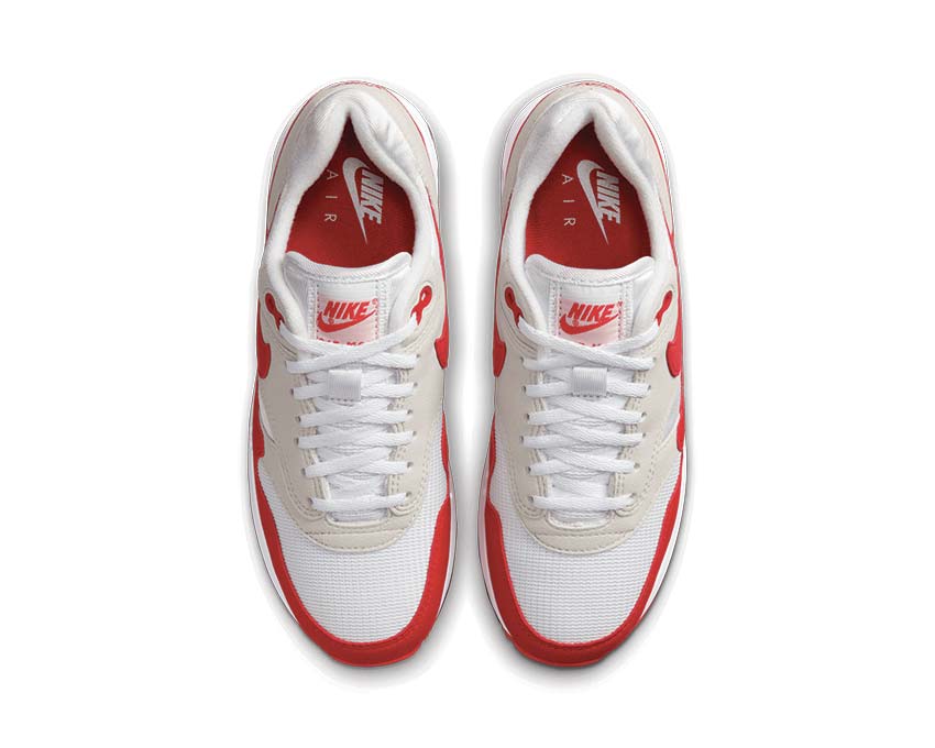 Nike Air Max 1 86 W White University Red dettaglio — tomaia nylon