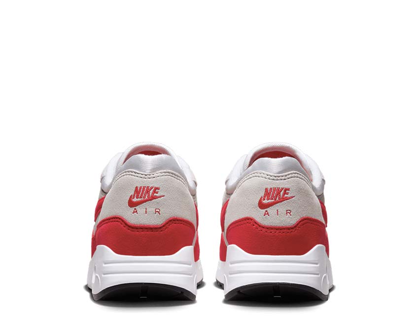 Nike Air Max 1 86 W White University Red suola — Air visibile OG