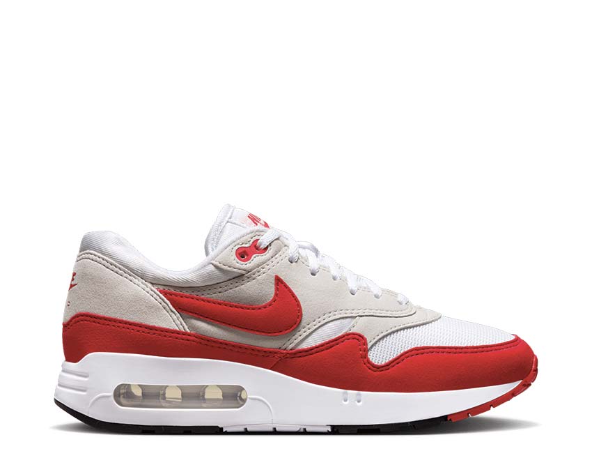 Nike Air Max 1 86 W White University Red — sneaker donna ammortizzazione Air OG