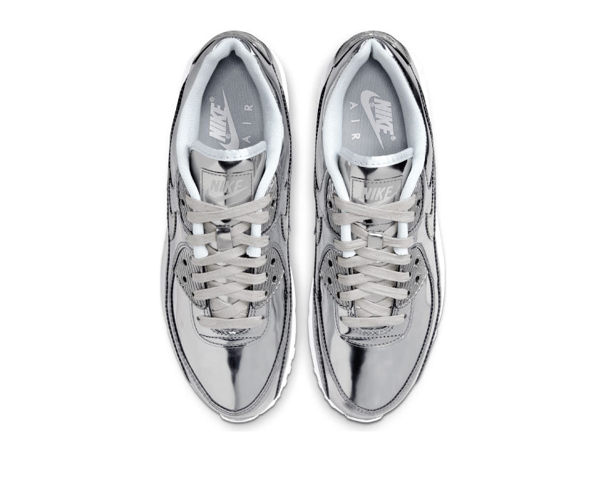Nike Air Max 90 W SP Metallic Silver détail — tige mesh