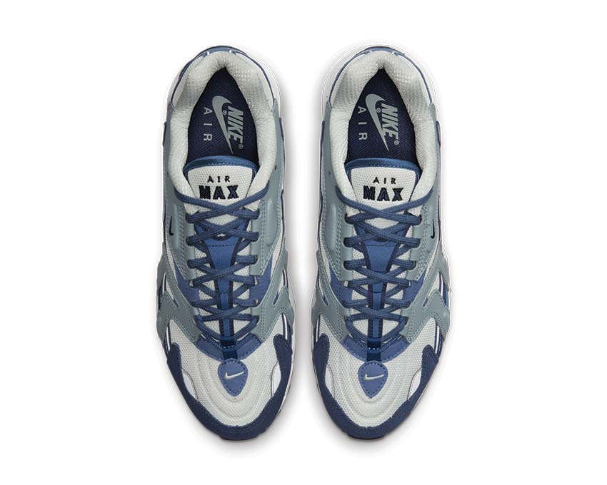 Nike Air Max 96 II Premium Light Silver Aviator Grey Detail — Silver Leder Schaft