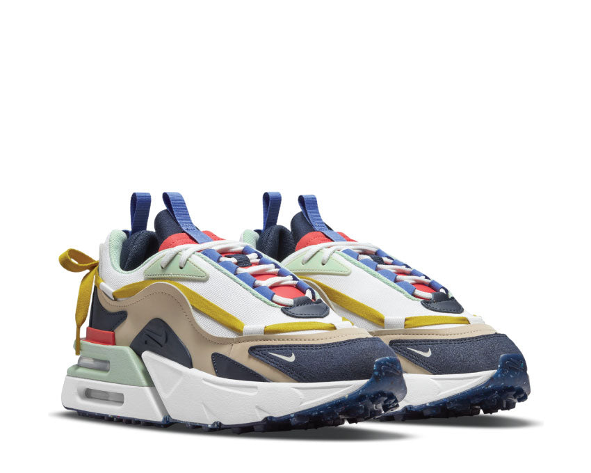 Nike Air Max Furyosa Rattan Summit White Seitenansicht — Mesh und Synthetik Schaft