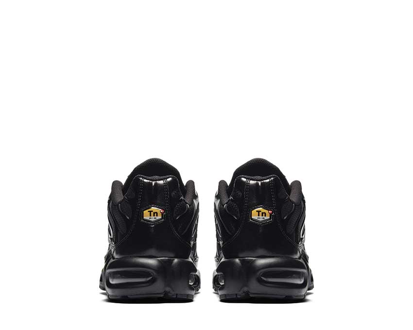 Nike Air Max Plus Black semelle — air tube périphérique