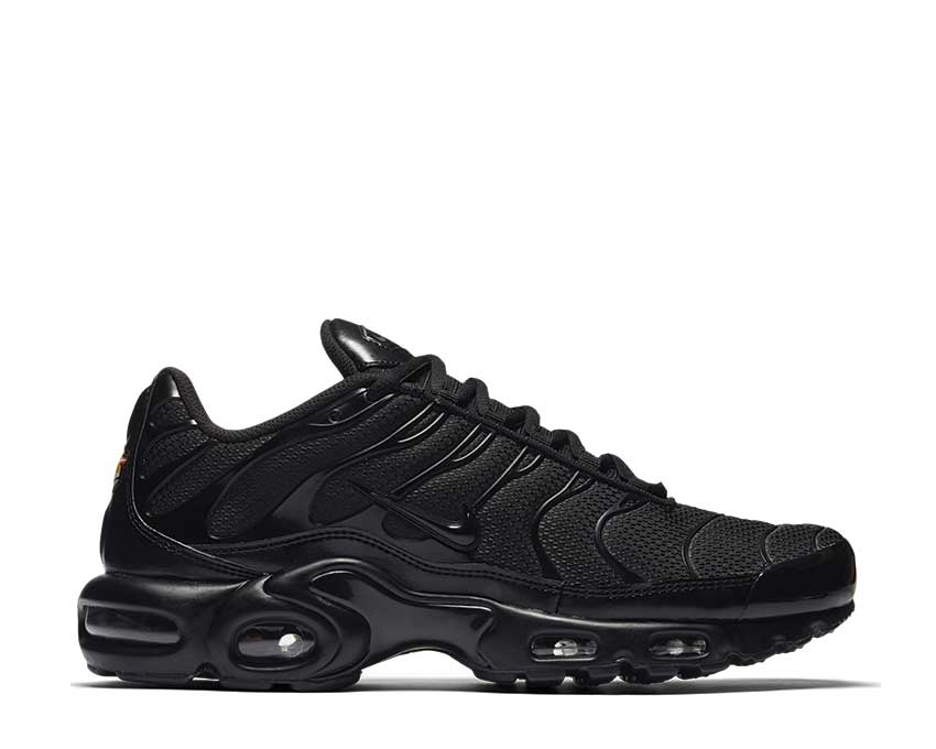 Nike Air Max Plus Black — sneaker homme tube air visible