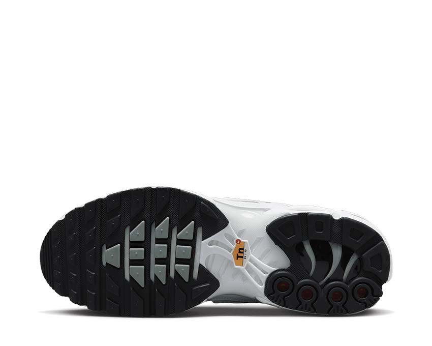Nike Air Max Plus White Mica Green Black — rear view