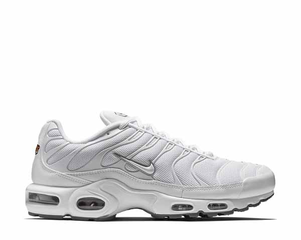 Nike Air Max Plus White — men's sneaker gradient white mesh upper