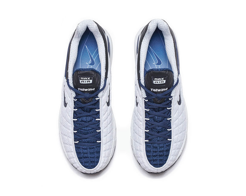 Nike Air Max Tailwind V SP White Midnight Navy dettaglio — tomaia in mesh