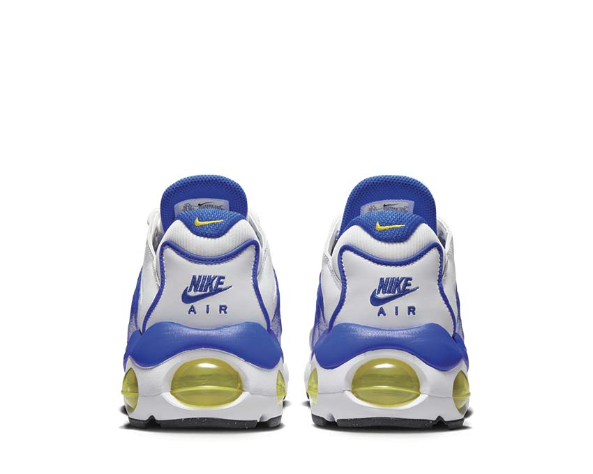 Nike Air Max TW White Speed Yellow Racer Blue Black semelle — Air TW visible