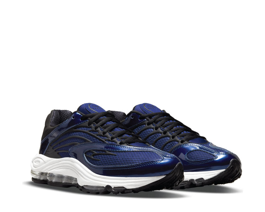 Nike Air Tuned Max Blue Void Seitenansicht — Blue Void Nubuck Schaft