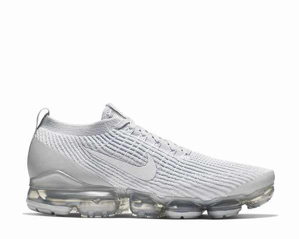Nike Air Vapormax Flyknit 3 Platinum — unisex sneaker platinum colorway