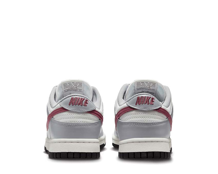 Nike Dunk Low Black White Sohle — vulkanisierter weißer Kautschuk